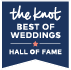 TheKnot.com Hall of Fame Badge for ThePerfectPosey.com Award-winning bridal florist in Atlanta, GA