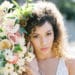 Close-up of Bride and bouquet at Atlanta's Historical Swan House